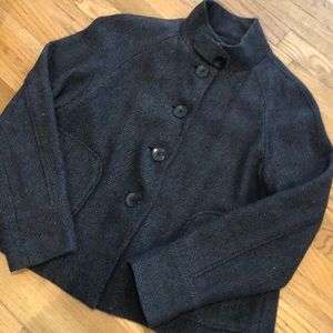 Charcoal Wool Coat from Banana Republic
